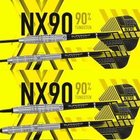 "Leicht bespielt" - Harrows Steel Darts NX90 Parallel 90% Tungsten Steeltip Dart Steeldart 26 g