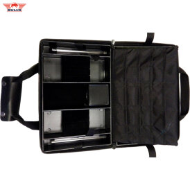 "Ohne Verpackung" - BULL´S NL Ubertas XL Black Carbon Style Case Dartkoffer Darttasche Dartcase