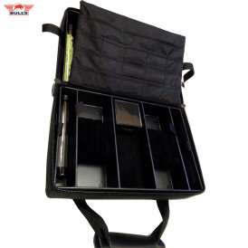 "Ohne Verpackung" - BULL´S NL Ubertas XL Black Carbon Style Case Dartkoffer Darttasche Dartcase