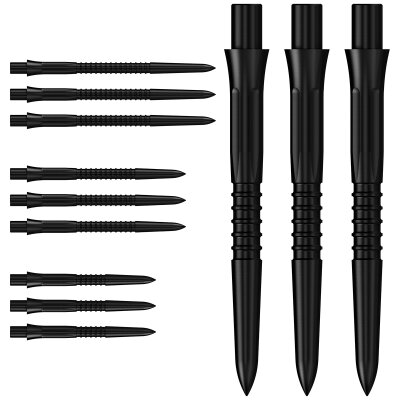 Mission Caliburn EVO Point Dart Wechsel- Spitzen Schraubspitzen Schwarz GV1 32 mm