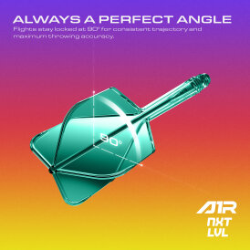 Goat Dart A1R Molded Flight- Schaftsystem Grün Standard Nr.6 S Kurz