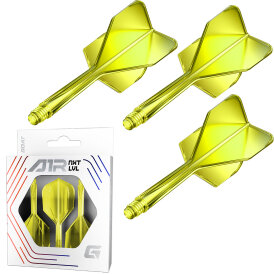 Goat Dart A1R Molded Flight- Schaftsystem Neon Gelb Standard Nr.6 IM Intermediate
