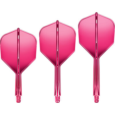 Goat Dart A1R Molded Flight- Schaftsystem Neon Pink Standard Nr.6 S Kurz
