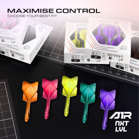 Goat Dart A1R Molded Flight- Schaftsystem Neon Pink Standard Nr.6 S Kurz