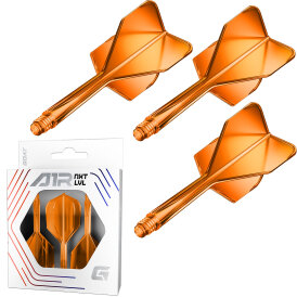 Goat Dart A1R Molded Flight- Schaftsystem Neon Orange Standard Nr.6 S Kurz