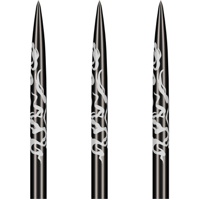 Shot Dart Steel Tip Alchemy Points Wechselspitze Dart Point Schwarz 38 mm