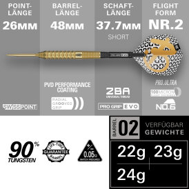 Target Steel Darts SWISS Point Bolide ENVY 02 90% Tungsten Steeltip Darts Steeldart