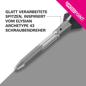 Target Steel Tip SWISS Point Dart Wechsel- Spitzen Schraubspitzen Schwarz Elysian Archetype 43 42 mm