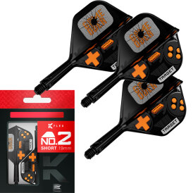 Target Dart K-Flex Game Over Flight- Schaftsystem patentierten Twist-System in verschiedenen Längen und Formen