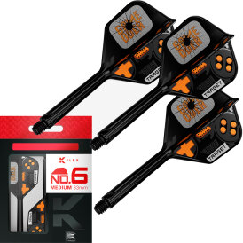 Target Dart K-Flex Game Over Flight- Schaftsystem patentierten Twist-System in verschiedenen Längen und Formen