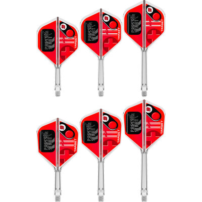 Target Dart K-Flex Press Start Flight- Schaftsystem patentierten Twist-System in verschiedenen Längen und Formen