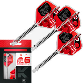 Target Dart K-Flex Press Start Flight- Schaftsystem patentierten Twist-System in verschiedenen Längen und Formen