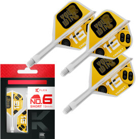 Target Dart K-Flex You Win Flight- Schaftsystem patentierten Twist-System in verschiedenen Längen und Formen