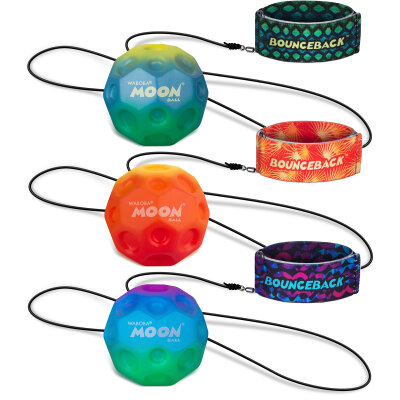 Waboba Moon Ball - Bounceback Extreme Bouncing Springball Sprungball neue Farben