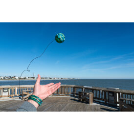 Waboba Moon Ball - Bounceback Extreme Bouncing Springball Sprungball Lila