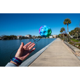 Waboba Moon Ball - Bounceback Extreme Bouncing Springball Sprungball Lila