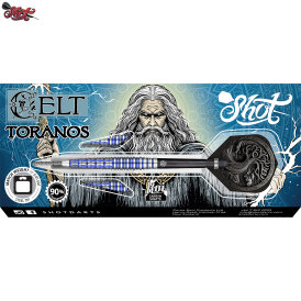 Shot Steel Darts Celt Toranos 90% Tungsten Steeltip Darts Steeldart 24 g / leicht bespielt