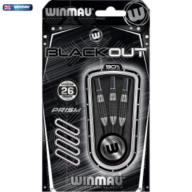 Winmau Steel Darts Blackout 90% Tungsten Steeltip Dart Steeldart 23 g