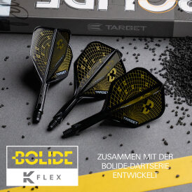 Target Dart K-Flex Bolide Flight- Schaftsystem patentierten Twist-System Standard Nr.6 IM Intermediate