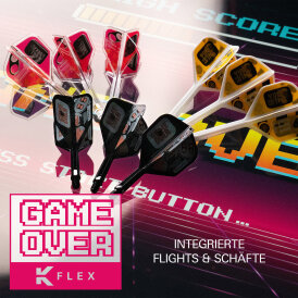 Target Dart K-Flex Press Start Flight- Schaftsystem patentierten Twist-System Standard Nr.2 S Kurz