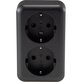 FASKO Schutzkontakt-Steckdose-Schalter, Anthrazit 250V~/ 16A, Aufputz verschiedene Modelle