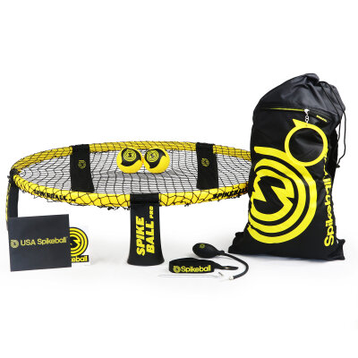 Spikeball Pro Set Roundnet-System Reaktionsspiel Action Ball Set Spielset mit 2 Bällen