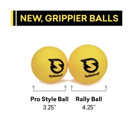 Spikeball Weekender Set Roundnet-System Reaktionsspiel Action Ball Set Spielset mit 2 Bällen