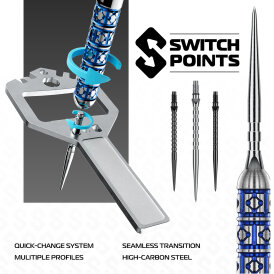 Winmau Switch Points Multi-function Tool Switch Points Spitzenwechsel Werkzeug