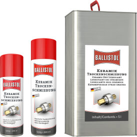 Ballistol PTFE Keramik-Trockenschmierung Spray Spraydose...