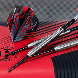 "Leicht bespielt" - Harrows Steel Darts Damon Heta Natural The Heat 90% Tungsten Steeltip Dart Steeldart 23 g