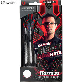 "Leicht bespielt" - Harrows Steel Darts Damon Heta Natural The Heat 90% Tungsten Steeltip Dart Steeldart 23 g