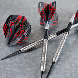 "Leicht bespielt" - Harrows Steel Darts Damon Heta Natural The Heat 90% Tungsten Steeltip Dart Steeldart 23 g