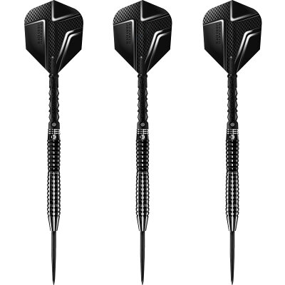 "Verpackung beschädigt" - Harrows Steel Darts Black Knight 90% Tungsten Steeltip Dart Steeldart 23 g