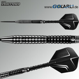 "Verpackung beschädigt" - Harrows Steel Darts Black Knight 90% Tungsten Steeltip Dart Steeldart 23 g