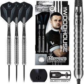 Harrows Steel Darts Quick Point Luke Woodhouse Woody 90%...