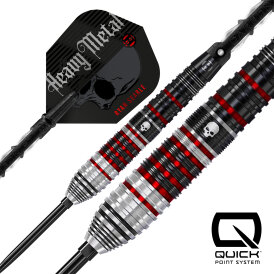 Harrows Steel Darts Quick Point Ryan Searle Heavy Metal Series 2 90% Tungsten Steeltip Dart Steeldart 24 g