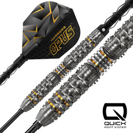 Harrows Steel Darts Quick Point Opus 90% Tungsten Steeltip Dart Steeldart 21 g