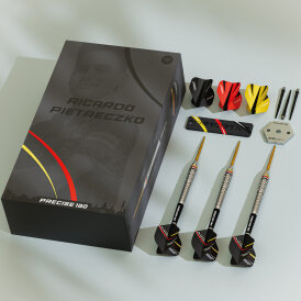 Precise180 Steel Darts Ricardo Pietreczko Pikachu Gen1 Caliburn EVO Point 90% Tungsten Steeltip Dart Steeldart 23 g