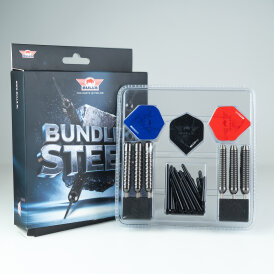 BULLS NL Steel Darts Bundle of Steel Set - 4 Steeldart Sets 12 Steeldarts 4 Barrelformen 21-22-23 g