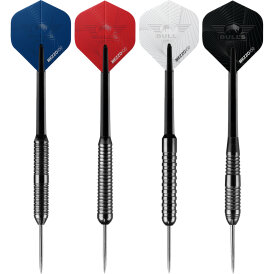 BULLS NL Steel Darts Bundle of Steel Set - 4 Steeldart Sets 12 Steeldarts 4 Barrelformen 21-22-23 g