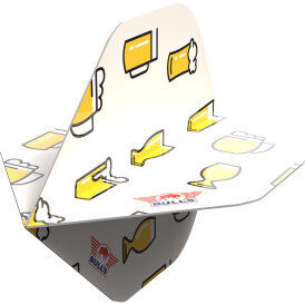 BULLS NL Dart Flight Design 100 Flights Std. Nr.2 Dartflight verschiedene Designs