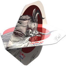 BULLS NL Dart Flight Design 100 Flights Std. Nr.2 Dartflight verschiedene Designs
