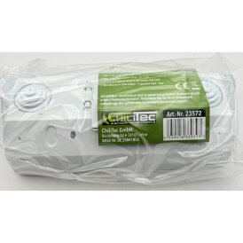 2-fach Steckdosenblock, USB-A+C, weiß 250V~/ 16A, Aufbaumontage, USB 3,1A, PD