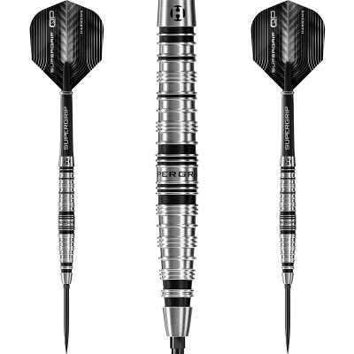 Harrows Steel Darts Quick Point Supergrip QP Torpedo 90% Tungsten Steeltip Dart Steeldart 22 g / Verpackung beschädigt