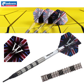 Unicorn Soft Darts Premier James Wade 70% Tungsten Softtip Darts Softdart 18 g /  Leicht bespielt
