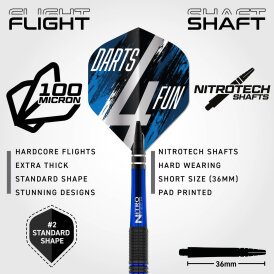 Red Dragon Steel Darts David Williams V1 90% Tungsten Steeltip Dart Steeldart 23 g