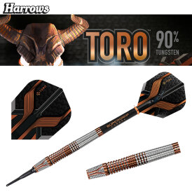 "Leicht bespielt" - Harrows Soft Darts Toro 90% Tungsten Softtip Dart Softdart 18 g