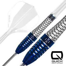 Harrows Steel Darts Quick Point GEO Bomb 90% Tungsten Steeltip Dart Steeldart 23 g / Leicht bespielt