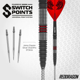 Red Dragon Steel Darts Switch Point Jonny Clayton Hiraeth 90% Tungsten Steeltip Dart Steeldart
