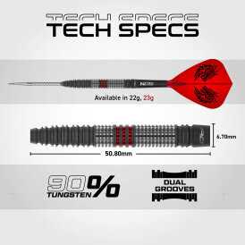 Red Dragon Steel Darts Switch Point Jonny Clayton Hiraeth 90% Tungsten Steeltip Dart Steeldart